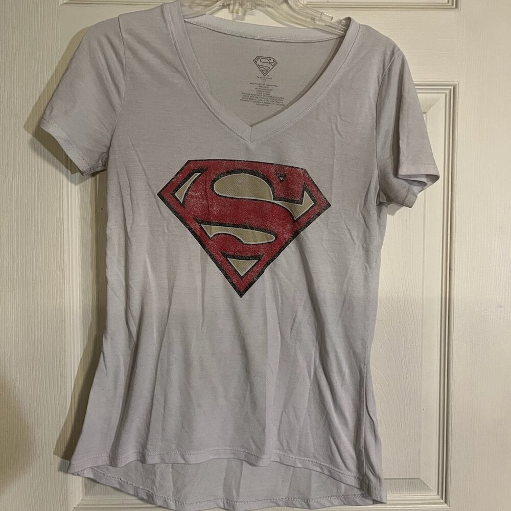 DC Comics Superman White Tee